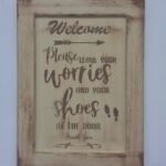 welcome wall art