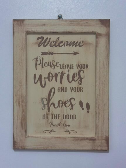 welcome wall art